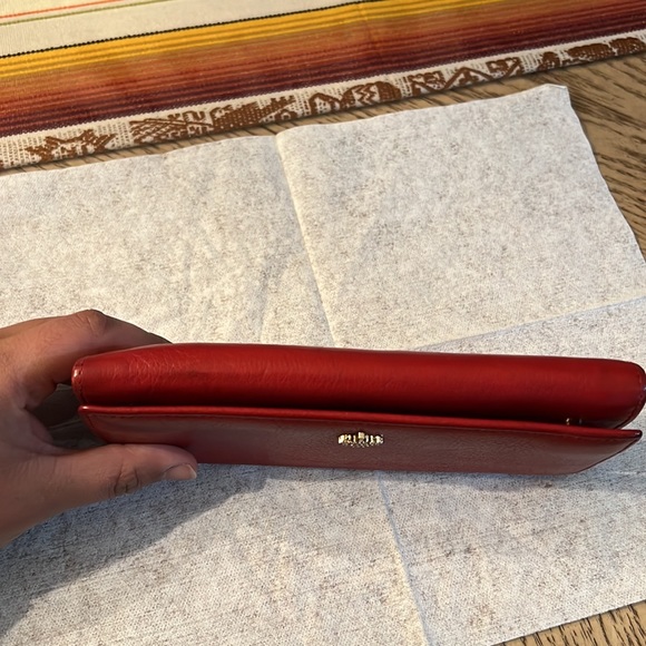 Mulberry Continental Wallet - Classic Grain - Red - Picture 6 of 8